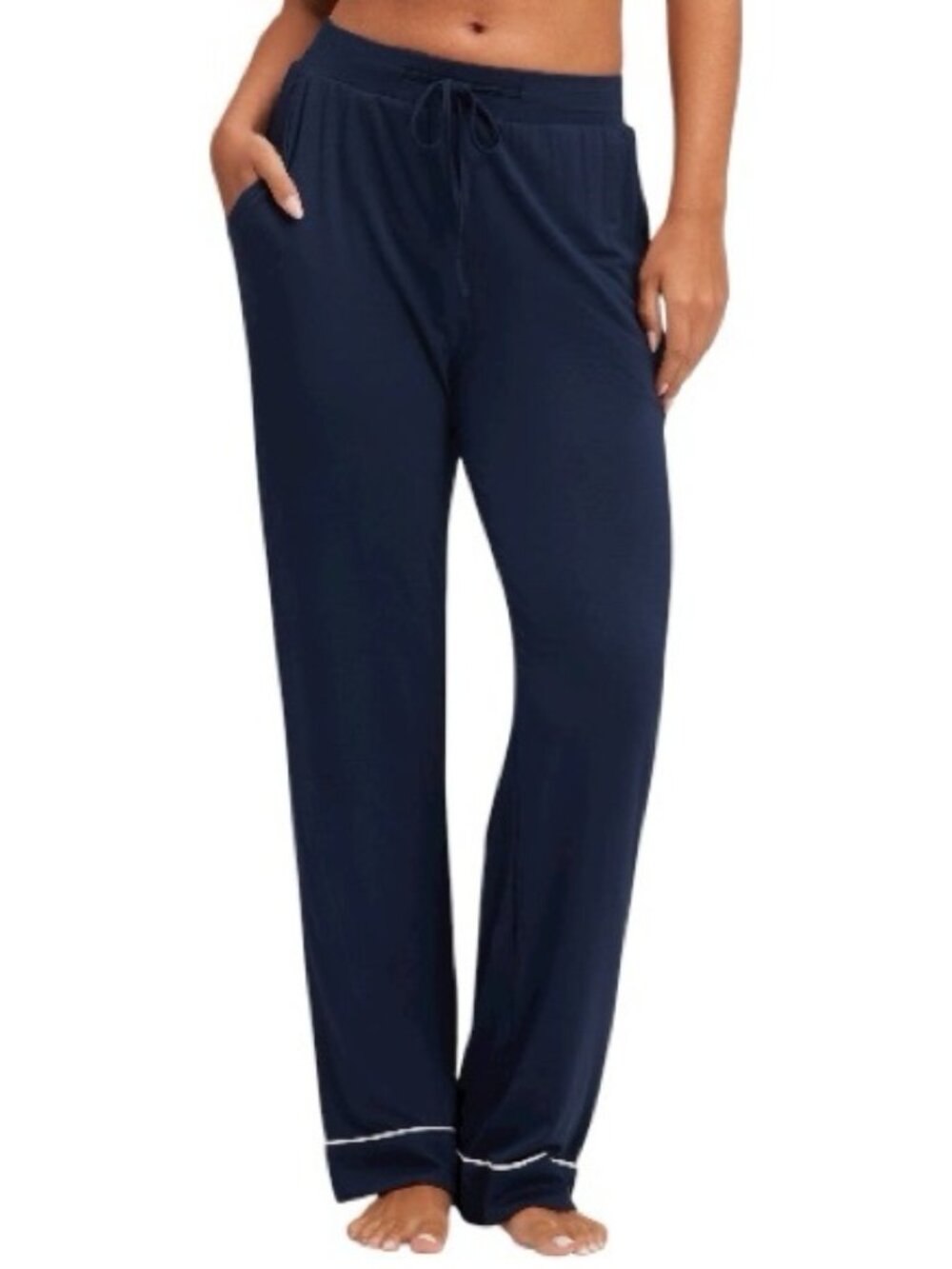 Cozy Earth Navy Bamboo Stretch-Knit Pajama Pants XS